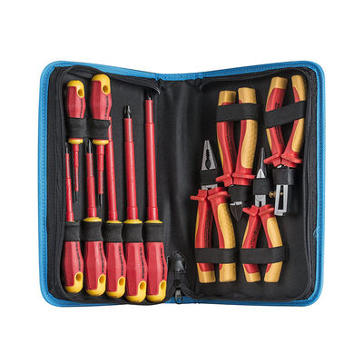 15 μονωμένα κατσαβίδια Toolstation 1000V ταινιών αυτοκόλλητων ετικεττών εναλλασσόμενου ρεύματος εξαρτήσεων SE εργαλείων πακέτων VDE PC ελεγκτής