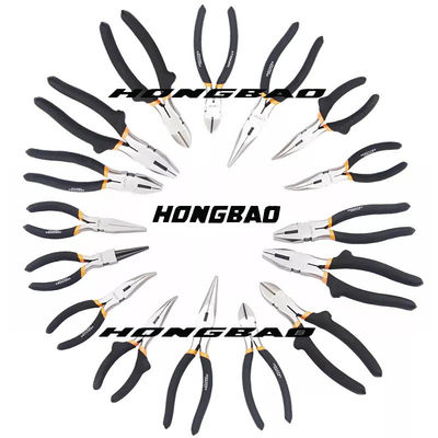 45#Carbon ο χάλυβας βύθισε τη λαβή 6 &quot; 8 &quot; υψηλές μη τυποποιημένες ώμων αμερικανικές καμμμένες τύπος πένσες συνδυασμού μύτης διαγώνιες