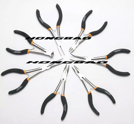 45#Carbon ο χάλυβας βύθισε τη λαβή 6 &quot; 8 &quot; υψηλές μη τυποποιημένες ώμων αμερικανικές καμμμένες τύπος πένσες συνδυασμού μύτης διαγώνιες
