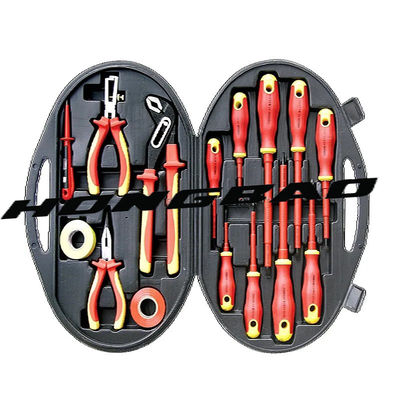 15 μονωμένα κατσαβίδια Toolstation 1000V ταινιών αυτοκόλλητων ετικεττών εναλλασσόμενου ρεύματος εξαρτήσεων SE εργαλείων πακέτων VDE PC ελεγκτής