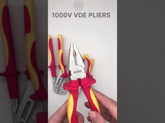 το εργαλείο χειρός 1000V Vde έθεσε σε 200mm μονωμένη καλωδίων πενσών γδυσίματος πτύχωση καλωδίων 8 την ίντσα